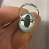 Uk size P natural Quantum Quatrro 925 Silver Ring