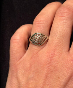 Vintage Soviet ussr sterling silver ring Uk size O