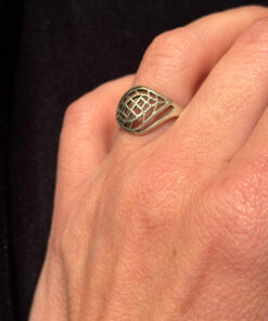 Vintage Soviet ussr sterling silver ring Uk size O