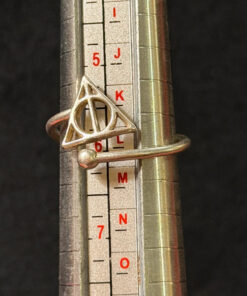 A symbolic ring made of 925 sterling silver, adjustable size, approximate size L