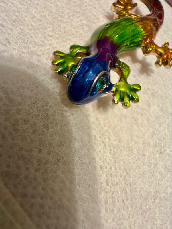 Lizard brooch