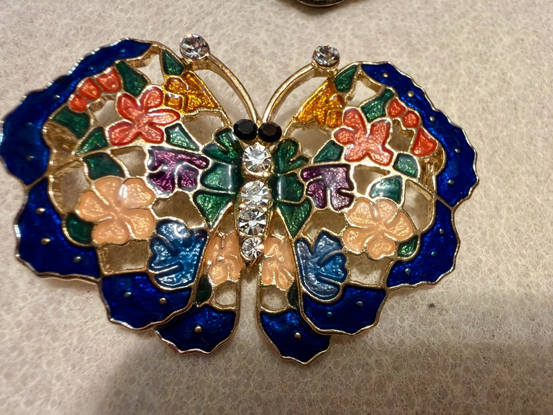 Butterfly brooch