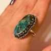 Uk size P natural Quantum Quatrro 925 Silver Ring