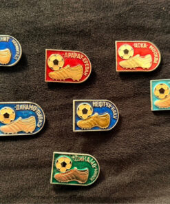 Vintage Soviet Russian Different Football Clubs Badges