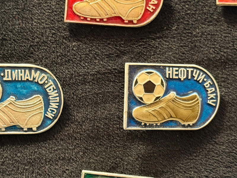 Vintage Soviet Russian Different Football Clubs Badges