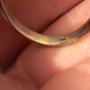 Amazing Natural Solar Crystal Quartz Sterling silver ring size N, Rainbow
