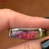 Amazing Natural Solar Crystal Quartz Sterling silver pendant, Rainbow Solar Quartz