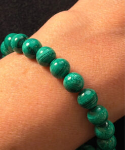 Natural malachite bracelet
