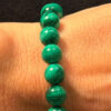 Natural malachite bracelet