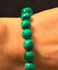 Natural malachite bracelet