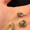 Set of Pendant badge mouse chick sandal