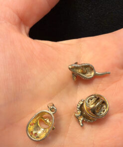 Set of Pendant badge mouse chick sandal