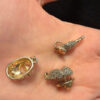Set of Pendant badge mouse chick sandal