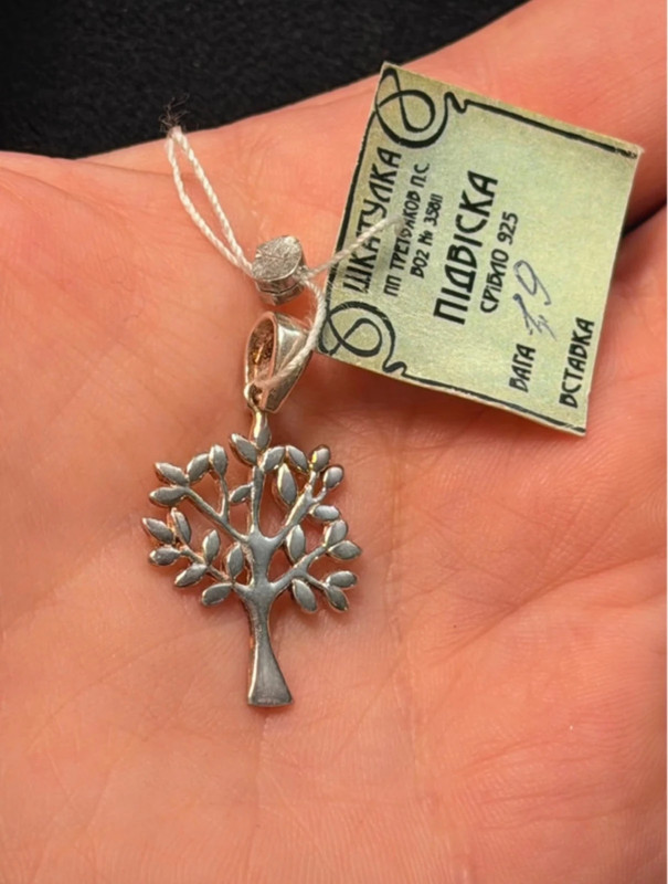 New Sterling silver Pendant tree health