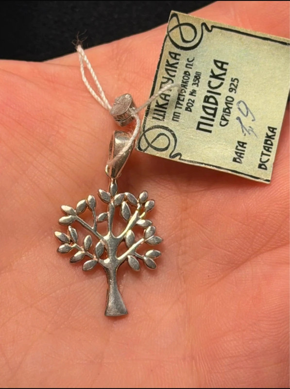 New Sterling silver Pendant tree health