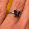 Sterling Silver Ring Butterfly Uk J 1/2#113