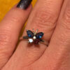Sterling Silver Ring Butterfly Uk J 1/2#113