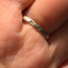 Sterling silver ring Uk O1/2 cubic zirconia #113