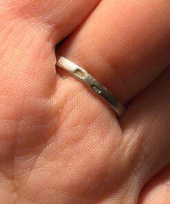 Sterling silver ring Uk O1/2 cubic zirconia