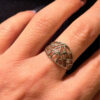 Sparkling fashion 925 Sterling Silver ring, Size N cubic zirconia#115