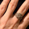 Sparkling fashion 925 Sterling Silver ring, Size N cubic zirconia#115