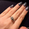 Incredible vintage Sterling silver ring size N1/2