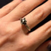 Incredible vintage Sterling silver ring size N1/2