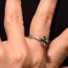 Incredible vintage Sterling silver ring size N1/2