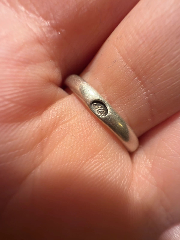 Incredible vintage Sterling silver ring size N1/2