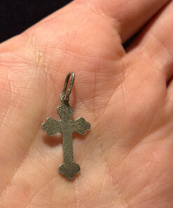 Religious sterling silver cross