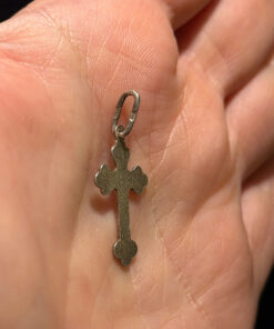 Religious sterling silver cross
