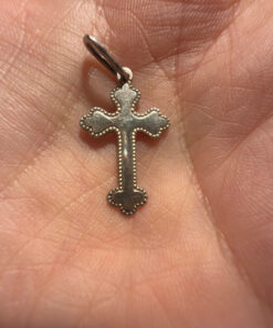 Religious sterling silver cross