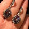 Natural Mystic Topaz Earrings-925 Sterling Silver#113