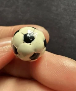 925 Sterling Silver Enamel Football Charm