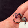 Chrysolite nickel ring, size P, adjustable