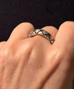 Vintage sterling silver ring Uk size U#48