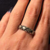Vintage sterling silver ring Uk size U#48