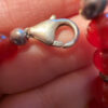 An incredible silver 925 bracelet with natural carnelian.
