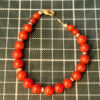 An incredible silver 925 bracelet with natural carnelian.