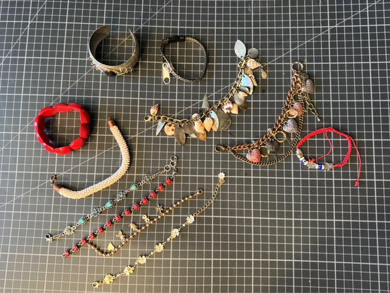 Various bracelets
