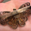 Incredible vintage silver 800 butterfly brooch#120