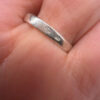 925sterling silver Greek Key cut-out ring size R