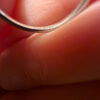 Silver ring with amethyst, size M 1/2, #122