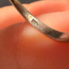 silver 925 gold-plated butterfly ring with blue topaz, size k 1/2 #122