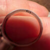 Size M vintage silver ring with moonstone#121