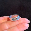 Vintage Sterling silver ring Uk size M Esprit #4