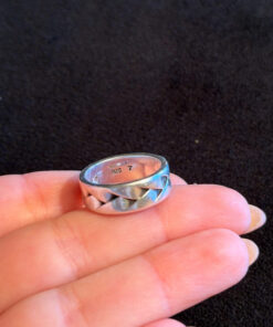 Vintage Sterling silver ring Uk size M Esprit