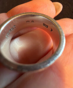 Vintage Sterling silver ring Uk size M Esprit