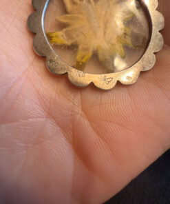 Austrian vintage edelweiss pendant in 800 silver 1930