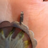 Austrian vintage edelweiss pendant in 800 silver 1930#125